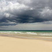 Low Storm Clouds Over Jandía Beach Art Print