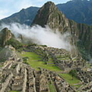 Machu Picchu Mist Art Print