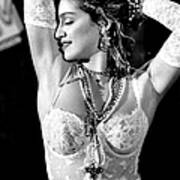 Madonna During A Performance At Mtv Art Print