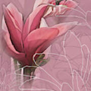 Magnolia Musings Art Print