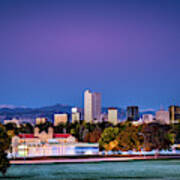 Majestic Fall Morning In Denver, Co Art Print