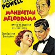 Manhattan Melodrama -1934-. Art Print