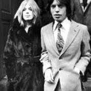 Marianne Faithfull And Mick Jagger, 1969 Art Print