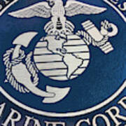 Marine Corp Emblem Art Print