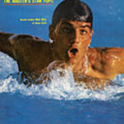 Mark Spitz, Swimming Sports Illustrated Cover Art Print