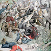 Massacre Of A German Garrison Art Print