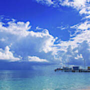 Massive Caribbean Clouds Art Print