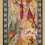 Maude Adams As Joan Of Arc By Alphonse Mucha Art Print