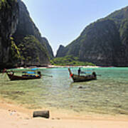 Maya Bay At Phi Phi Leh Island Art Print