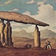 Megalithic Tomb At Pentre Ifan Art Print