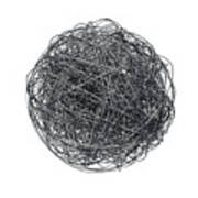 Metal Wire Ball Art Print