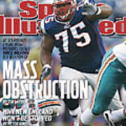 Miami Dolphins V New England Patriots Sports Illustrated Cover Art Print