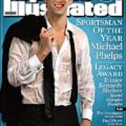 Michael Phelps, 2008 Sportsman Of The Year Sports Illustrated Cover Art Print