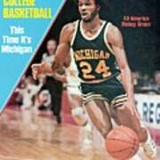 Michigan Rickey Green, 1976 Ncaa Midwest Regional Playoffs Sports Illustrated Cover Art Print