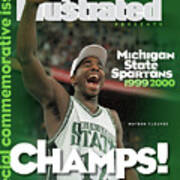 Michigan State University Mateen Cleaves, 2000 Ncaa Sports Illustrated Cover Art Print