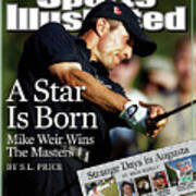 Mike Weir, 2003 Masters Sports Illustrated Cover Art Print