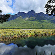 Mirror Lakes Art Print