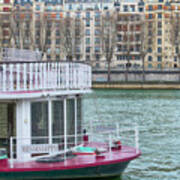 Mississippi Boat On The Seine Art Print