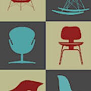Modern Chair Collection I Art Print