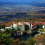 Mohonk Mountain House Elevated View Art Print