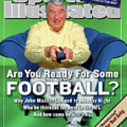 Monday Night Football Announcer John Madden Sports Illustrated Cover Art Print