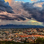Monsoon Hits Tucson Art Print