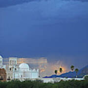 Monsoon Skies Over The Mission Art Print