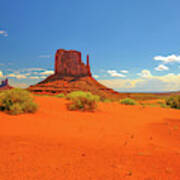 Monument Valley Where Heaven Touches Earth Art Print