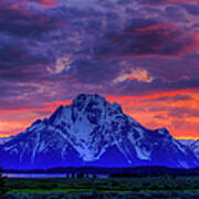 Mount Moran Art Print