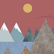 Mountain Landscape Art Print