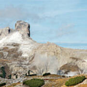 Mountain Landscape Of The Picturesque Dolomites Torre Dei Scarp Art Print