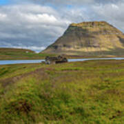 Mountain Top Of Iceland Art Print