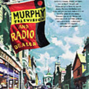 Murphy Television And Radio Dealer Art Print