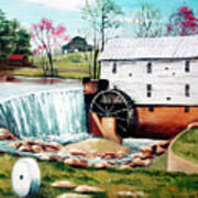Murray's Mill In The Spring Art Print