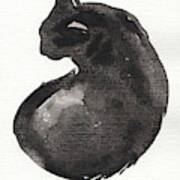 My Black Cat Art Print