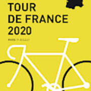 My Tour De France Minimal Poster 2020 Art Print