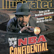 Nba Confidential, 1997-98 Nba Basketball Preview Issue Sports Illustrated Cover Art Print