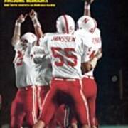 Nebraska Bob Terrio, 1972 Orange Bowl Sports Illustrated Cover Art Print
