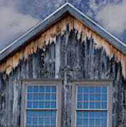 New Windows On Old Barn Art Print