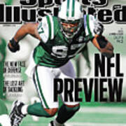New York Jets Calvin Pace, 2011 Nfl Football Preview Issue Sports Illustrated Cover Art Print