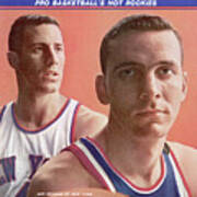 New York Knicks Art Heyman And Cincinnati Royals Jerry Lucas Sports Illustrated Cover Art Print