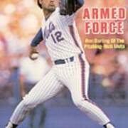 New York Mets Ron Darling... Sports Illustrated Cover Art Print