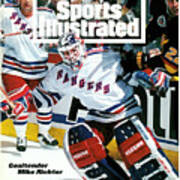 New York Rangers Goalie Mike Richter, 1994 Nhl Stanley Cup Sports Illustrated Cover Art Print
