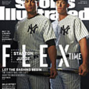New York Yankees Giancarlo Stanton And Aaron Judge,  2018 Sports Illustrated Cover Art Print