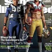 Nfc Gunslingers 2014 Nfl Football Preview Issue Sports Illustrated Cover Art Print