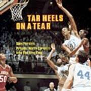 North Carolina Sam Perkins, 1982 Ncaa East Regional Playoffs Sports Illustrated Cover Art Print