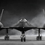 Nose To Nose Sr-71 Art Print