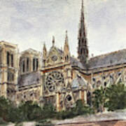 Notre Dame Ii Art Print