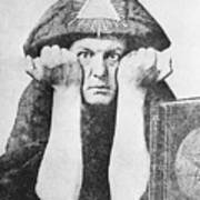 Occultist Aleister Crowley In Odd Hat Art Print