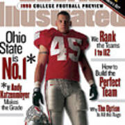 Ohio State University Andy Katzenmoyer, 1998 College Sports Illustrated Cover Art Print